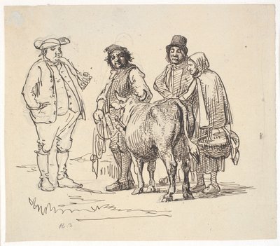 Enthusiasts for the Cow by Wilhelm Marstrand