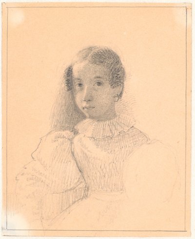 Portrait of Adelaide Emilie Waagepetersen by Wilhelm Marstrand