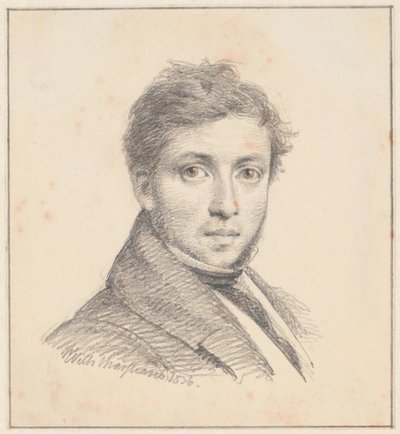 Portrait of C. Købke by Wilhelm Marstrand