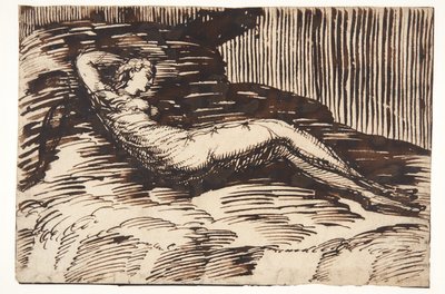 Seated Swedish Wanderer by Wilhelm Marstrand