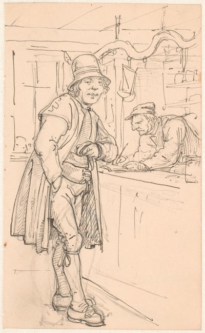 Swedish Farmer at the Merchant