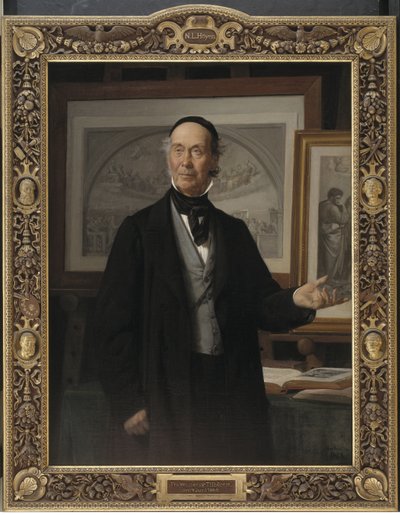 The Art Historian N.L. Høyen by Wilhelm Marstrand