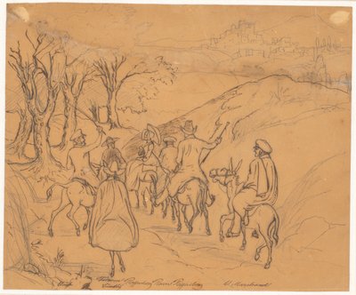 Excursion to the Alban Hills by Wilhelm Marstrand