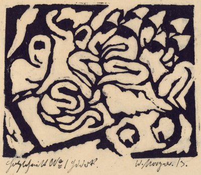 Flagellation by Wilhelm Morgner