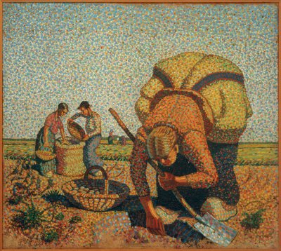 Potato Harvest II by Wilhelm Morgner
