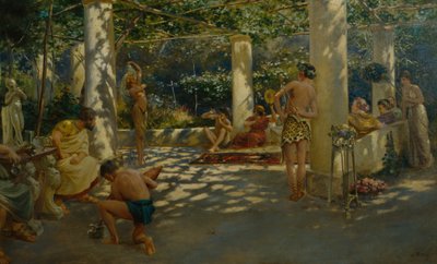Roman Scene by Wilhelm Peters
