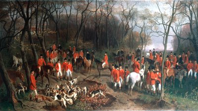 Elizabeth at the Hunt by Wilhelm Richter