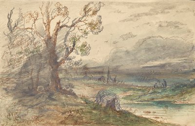 Landscape by the River by Wilhelm Steinfeld