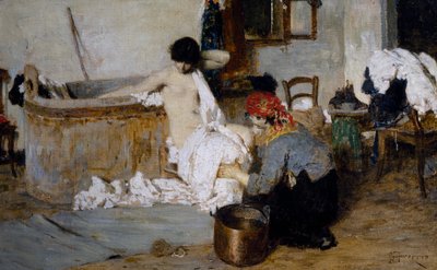 After the Bath by Wilhelm van Ehrenberg