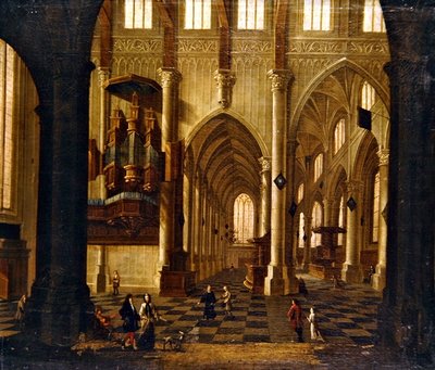 Church Interior by Wilhelm van Ehrenberg