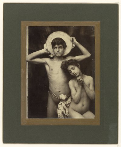 Naked Boy and Girl by Baron Wilhelm von Gloeden