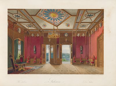 Oscarshal Saloon, 1852 by Wilhelm von Hanno