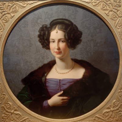 Wilhelmine Luise Princess of Prussia by Friedrich Wilhelm von Schadow