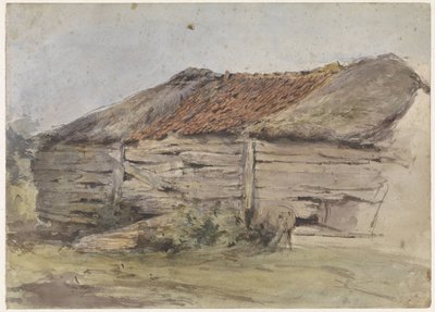 Old Barn by Willem Anthonie van Deventer