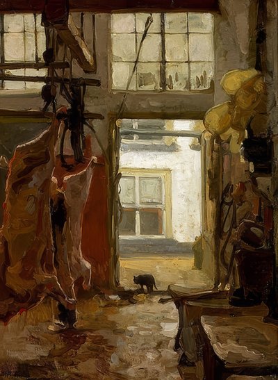 Slaughterhouse. 1889 by Willem Bastiaan Tholen