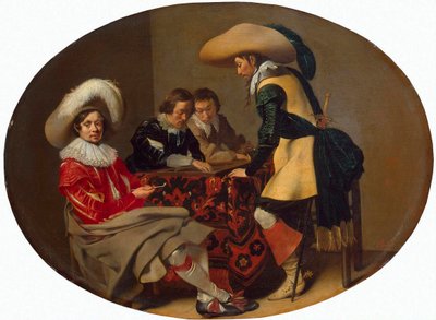 Tric-Trac Players by Willem Cornelisz Duyster
