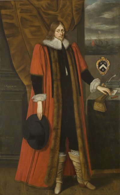 Portrait of Robert Yeamans by Willem Flessiers
