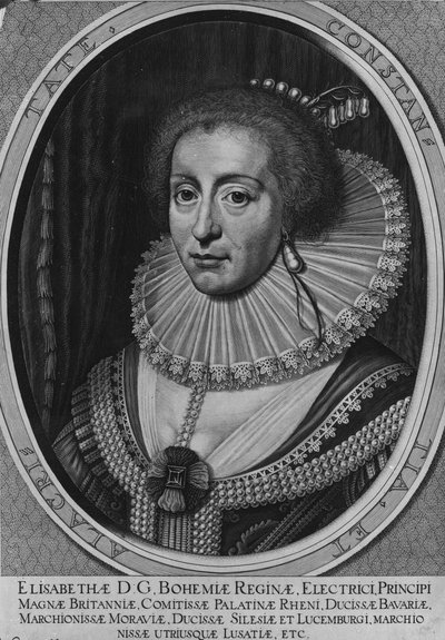 Elizabeth, Queen of Bohemia by Willem Hondius