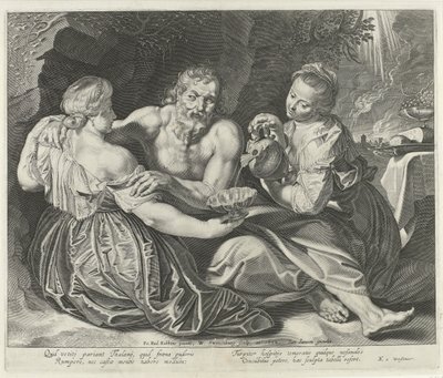 Lot and His Daughters by Willem Isaacsz Swanenburg