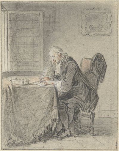 The Letter Writer by Willem Joseph Laquy