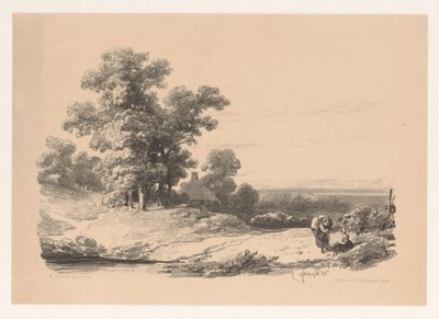 Landscape with Two Women by Willem Roelofs (I)