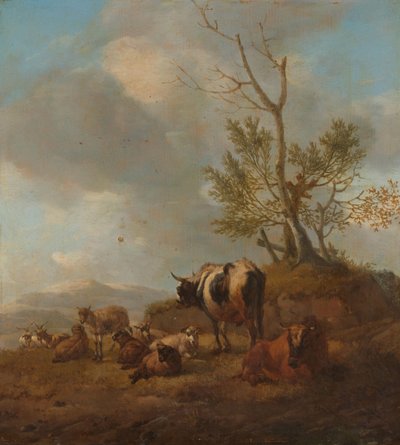 Landscape with Animals by Willem Romeyn