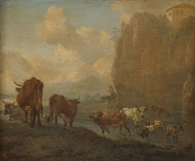 Livestock by a River by Willem Romeyn