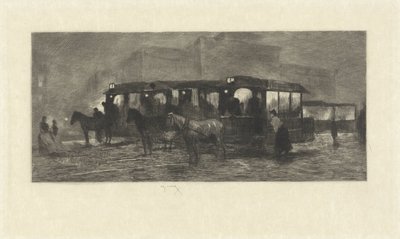 Square at Evening by Willem Steelink (II)
