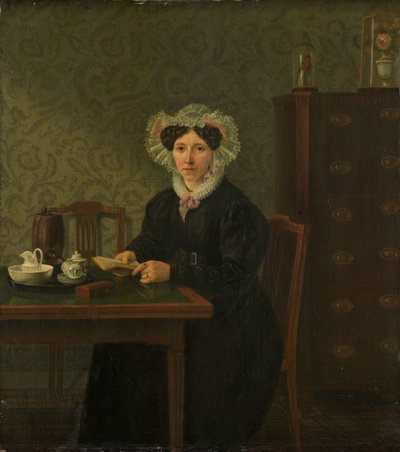 Portrait of a Woman by Willem Uppink