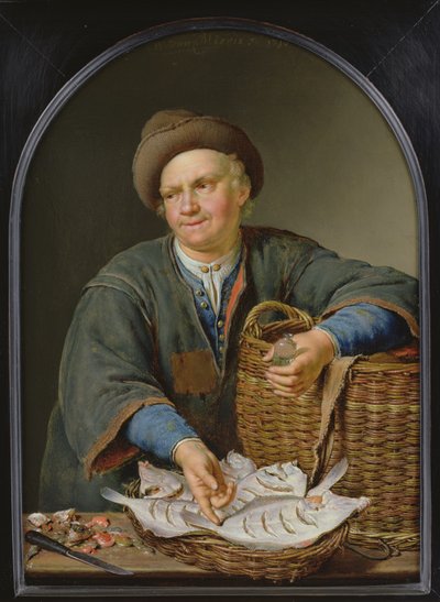 The Fish Seller by Willem Van Mieris