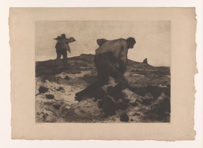 Farm Workers on the Heath (original title: Heiwerkers) by Willem Arnoldus Witsen