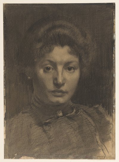 Portrait of Mrs. Marie Breitner-Jordan by Willem Arnoldus Witsen