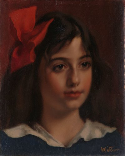 Portrait of a Girl by Willem Arnoldus Witsen