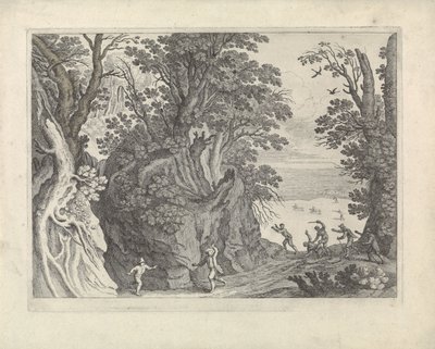 Landscape with an Armed Robbery by Willem van Nieulandt (II)