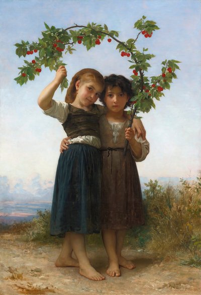 The Cherry Branch by William Adolphe Bouguereau