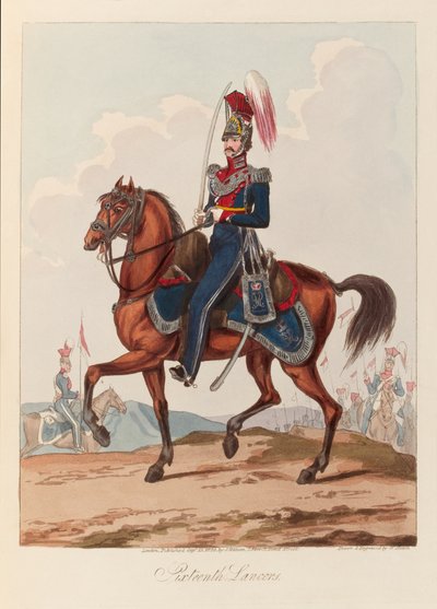 Sixteenth Lancers by William (after) Heath