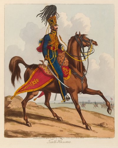 Tenth Hussars by William (after) Heath