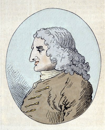 Portrait of Henry Fielding by William (after) Hogarth