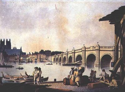 Westminster Bridge by William (attr. to) Marlow