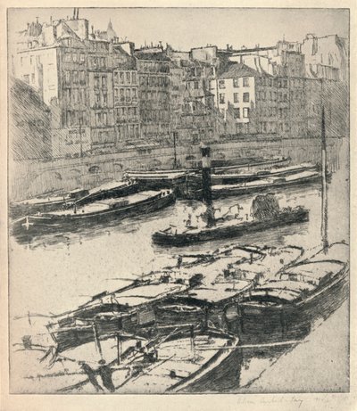 Quai des Grands Augustins by William A Levy