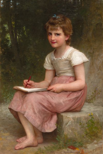 A Calling, 1896 by William Adolphe Bouguereau