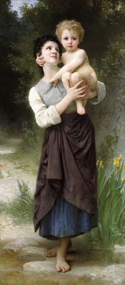 Brother and Sister by William Adolphe Bouguereau