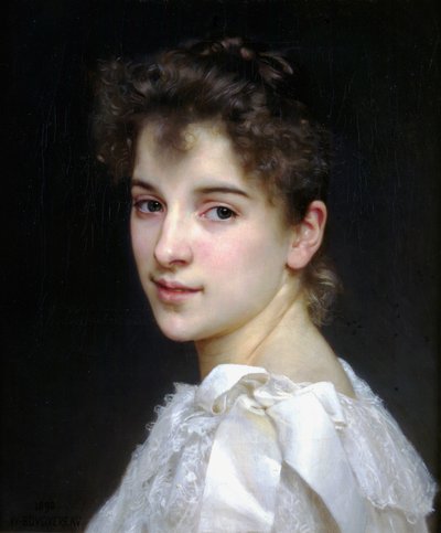 Gabrielle Cot by William Adolphe Bouguereau
