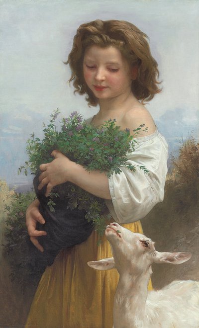 Little Esmeralda, 1874 by William Adolphe Bouguereau