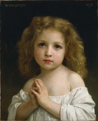 Little Girl, 1878 by William Adolphe Bouguereau