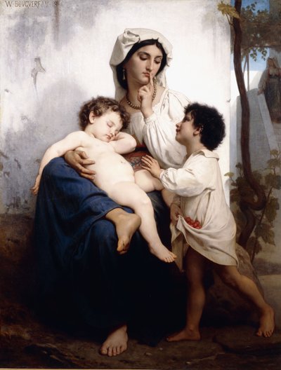 Sleep by William Adolphe Bouguereau