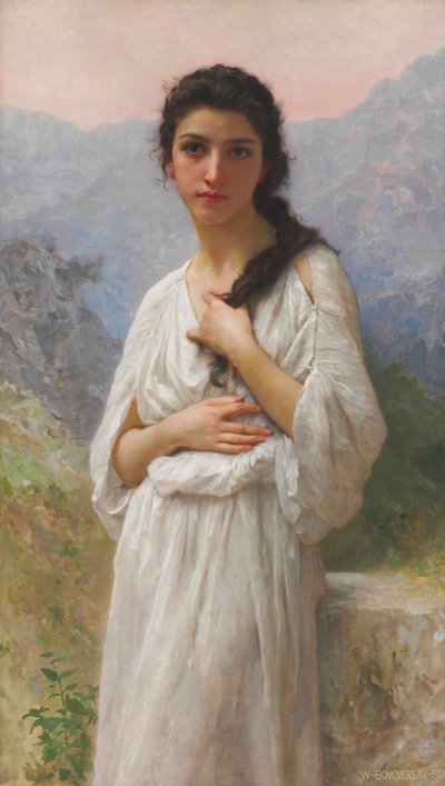 The Wait by William Adolphe Bouguereau