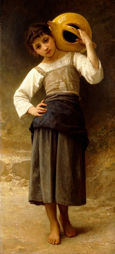 The Water Girl by William Adolphe Bouguereau