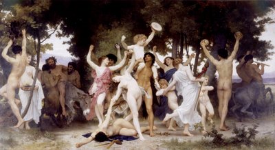 The Youth of Bacchus by William Adolphe Bouguereau