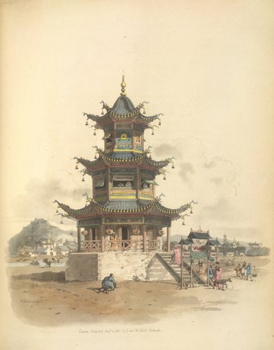 A Pagoda or temple by William Alexander